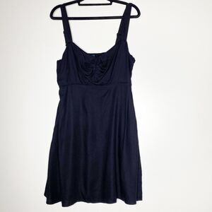 Old Navy Fit Flare Crepe Sleeveless Sweetheart Mini Dress Women's Size Medium